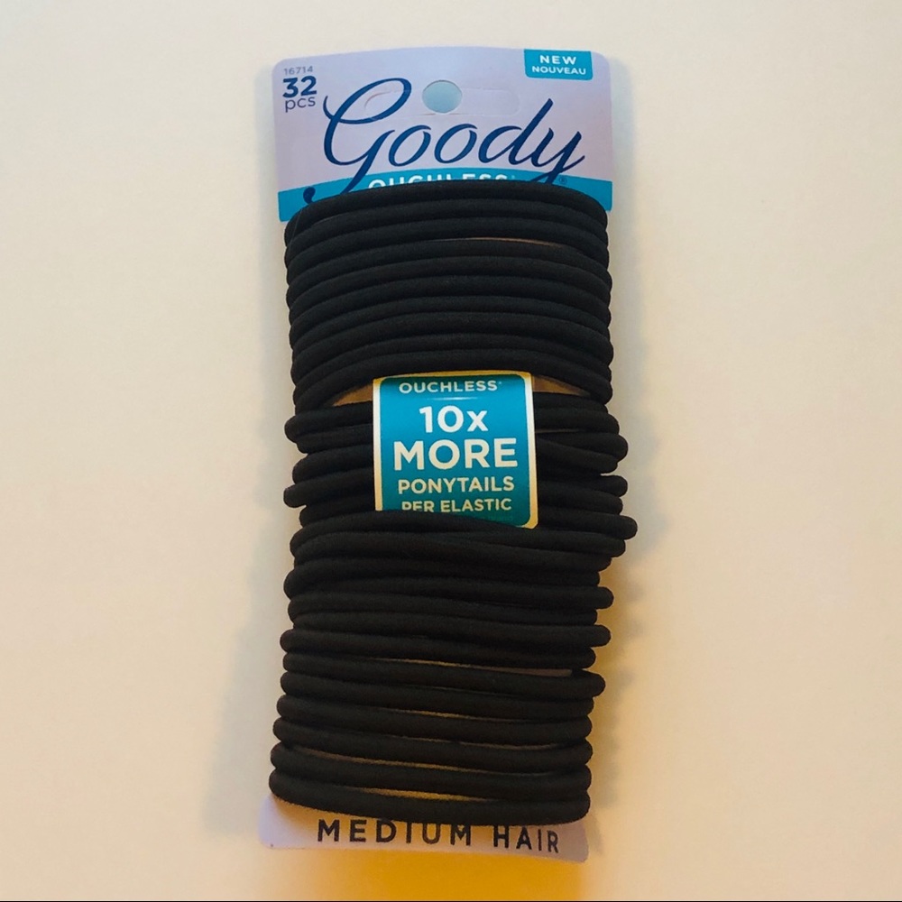 Goody Ouch-less brown ponytail elastics
